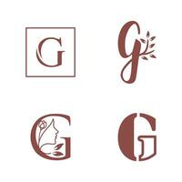 carta g logotipo Projeto ícone elemento vetor com criativo único conceito