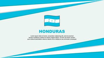 Honduras bandeira abstrato fundo Projeto modelo. Honduras independência dia bandeira desenho animado vetor ilustração. Honduras Projeto