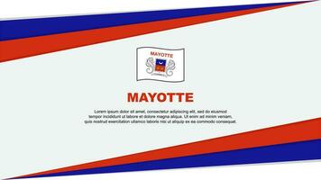 mayotte bandeira abstrato fundo Projeto modelo. mayotte independência dia bandeira desenho animado vetor ilustração. mayotte Projeto