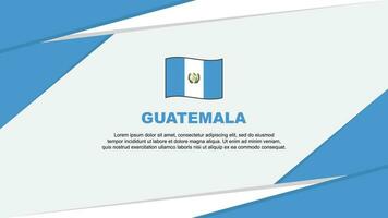 Guatemala bandeira abstrato fundo Projeto modelo. Guatemala independência dia bandeira desenho animado vetor ilustração. Guatemala