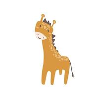 fofa bebê animal girafa vetor ilustração