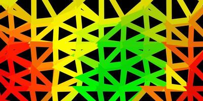 padrão em mosaico do triângulo vetor verde-claro