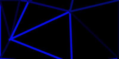 modelo de triângulo poli de vetor azul escuro.