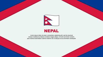 Nepal bandeira abstrato fundo Projeto modelo. Nepal independência dia bandeira desenho animado vetor ilustração. Nepal modelo