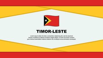 timor leste bandeira abstrato fundo Projeto modelo. timor leste independência dia bandeira desenho animado vetor ilustração. timor leste vetor