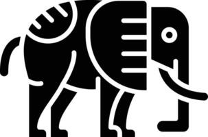 circo elefante vetor ícone