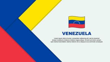 Venezuela bandeira abstrato fundo Projeto modelo. Venezuela independência dia bandeira desenho animado vetor ilustração. Venezuela ilustração