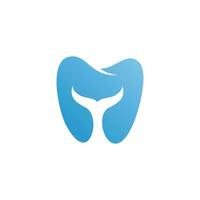 baleia dental logotipo vetor Projeto modelo