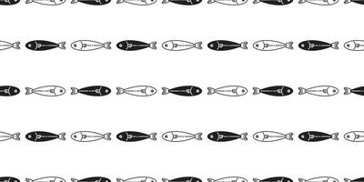 peixe desatado padronizar vetor atum Tubarão salmão cachecol isolado golfinho baleia oceano mar repetir papel de parede telha fundo desenho animado rabisco ilustração Projeto