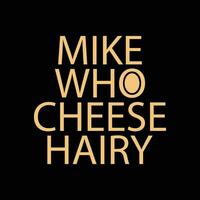 Mike quem queijo peludo vetor