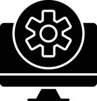 computador auxiliado fabricação vetor ícone