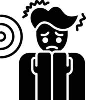 auditivo alucinação vetor ícone