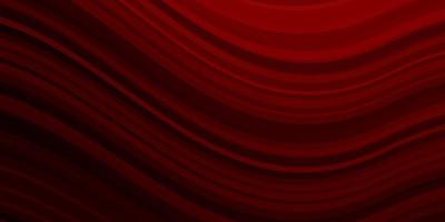 pano de fundo vector vermelho escuro com curvas.