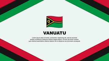 vanuatu bandeira abstrato fundo Projeto modelo. vanuatu independência dia bandeira desenho animado vetor ilustração. vanuatu modelo