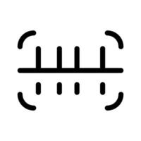 código de barras ícone vetor símbolo Projeto ilustração