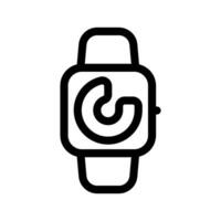 relógio inteligente ícone vetor símbolo Projeto ilustração