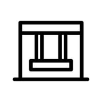 balanço ícone vetor símbolo Projeto ilustração