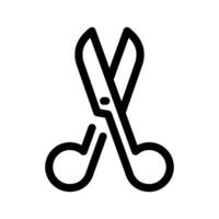 tesouras ícone vetor símbolo Projeto ilustração