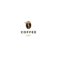 café Garoto logotipo Projeto em isolado fundo vetor