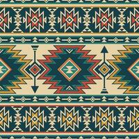 nativo padronizar americano tribal indiano enfeite padronizar geométrico étnico têxtil textura tribal asteca padronizar navajo mexicano tecido desatado vetor decoração moda