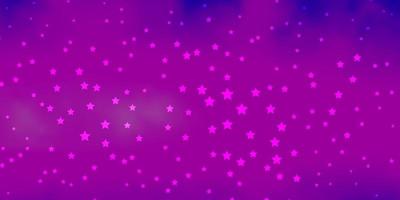 fundo vector roxo, rosa escuro com estrelas coloridas.