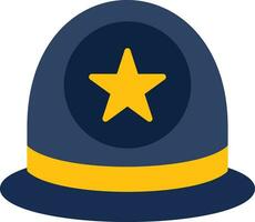 polícia capacete vetor ícone