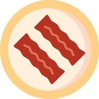 bacon vetor ícone