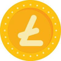 litecoin vetor ícone