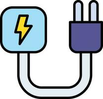 ícone de vetor de eletricidade