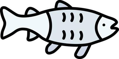 ícone de vetor de salmão