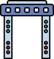 ícone de vetor de detector de metais