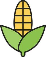 ícone de vetor de milho