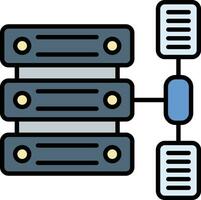 dados transformação vetor ícone