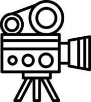 design de ícone de vetor de câmera de vídeo