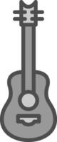 design de ícone de vetor de guitarra