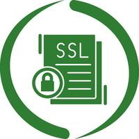 ícone de vetor ssl