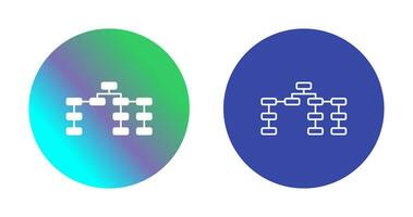 ícone de vetor de estrutura de seo exclusivo
