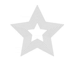 logotipo da estrela. ícone alinhado com estrelas, sinal, símbolo, design plano, botão vetor