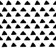fundo transparente com triângulos. formas em preto e branco vetor