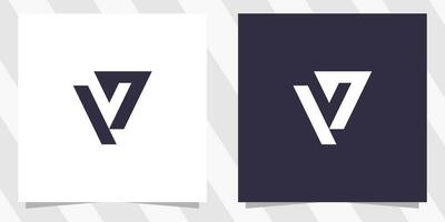 vetor de design de logotipo letra v