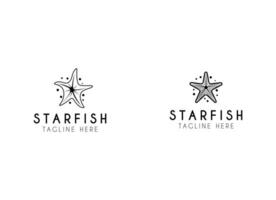 vetor logotipo em que a abstrato imagem do uma estrela do Mar.