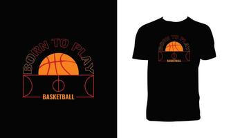 basquetebol concorrência t camisa Projeto. vetor