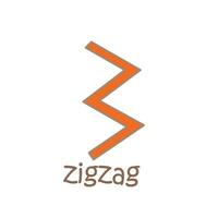 alfabeto z para ziguezague vocabulário escola lição desenho animado ilustração vetor clipart adesivo