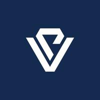 moderno e minimalista inicial carta pv ou vp monograma logotipo vetor