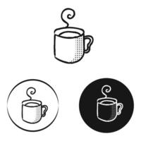 a chá ícone representa a Eterno elegância e reconfortante calor do uma copo do chá, uma estimado bebida curtiu através culturas. vetor