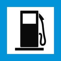 combustível, gás estação ícones ou sinais. motor óleo ícone símbolo vetor