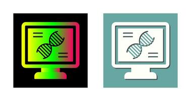 ícone de vetor de teste de dna