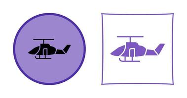 ícone de vetor de helicóptero militar
