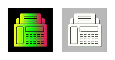 ícone de vetor de máquina de fax