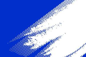 azul e branco respingo acidente vascular encefálico grunge fundo. cor meio-tom pop arte Projeto textura. quadrinho livro grunge pontilhado efeito vetor